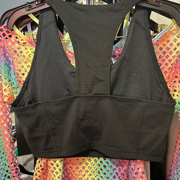 Fox Black Racerback Performance Sports Bra - Picture 3 of 6